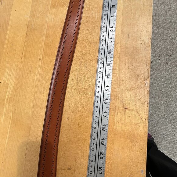 Mens Leather Belt Size 38 - Picture 8 of 12